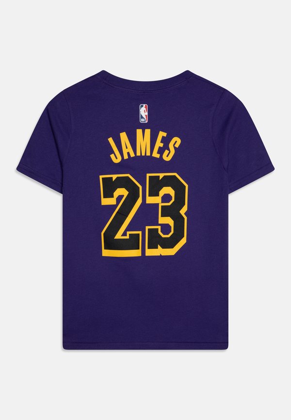 NBA LOS ANGELES LAKERS (LAK) LEBRON JAMES STATEMENT TEE UNISEX - Print T-shirt - purple3