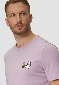 s.Oliver MET PEANUTS MOTIEF - T-Shirt print - rosa