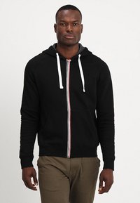Pier One Felpa con zip - black