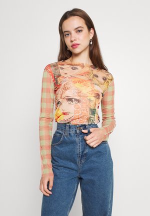 MANGA GIRLS SPLICED - Topper langermet - multi