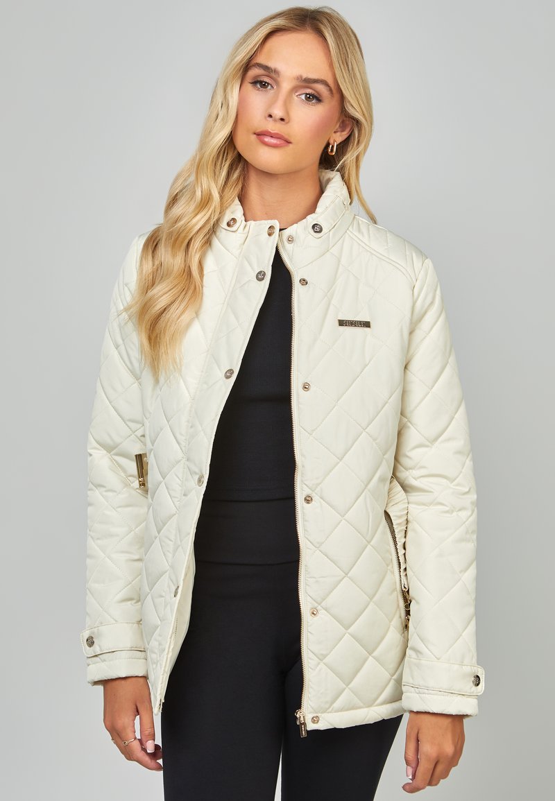 SIKSILK - BELTED - Talvitakki - cream, Suurenna