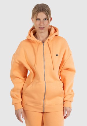EDA FULL ZIP HOODIE - Sweater met rits - aprikose