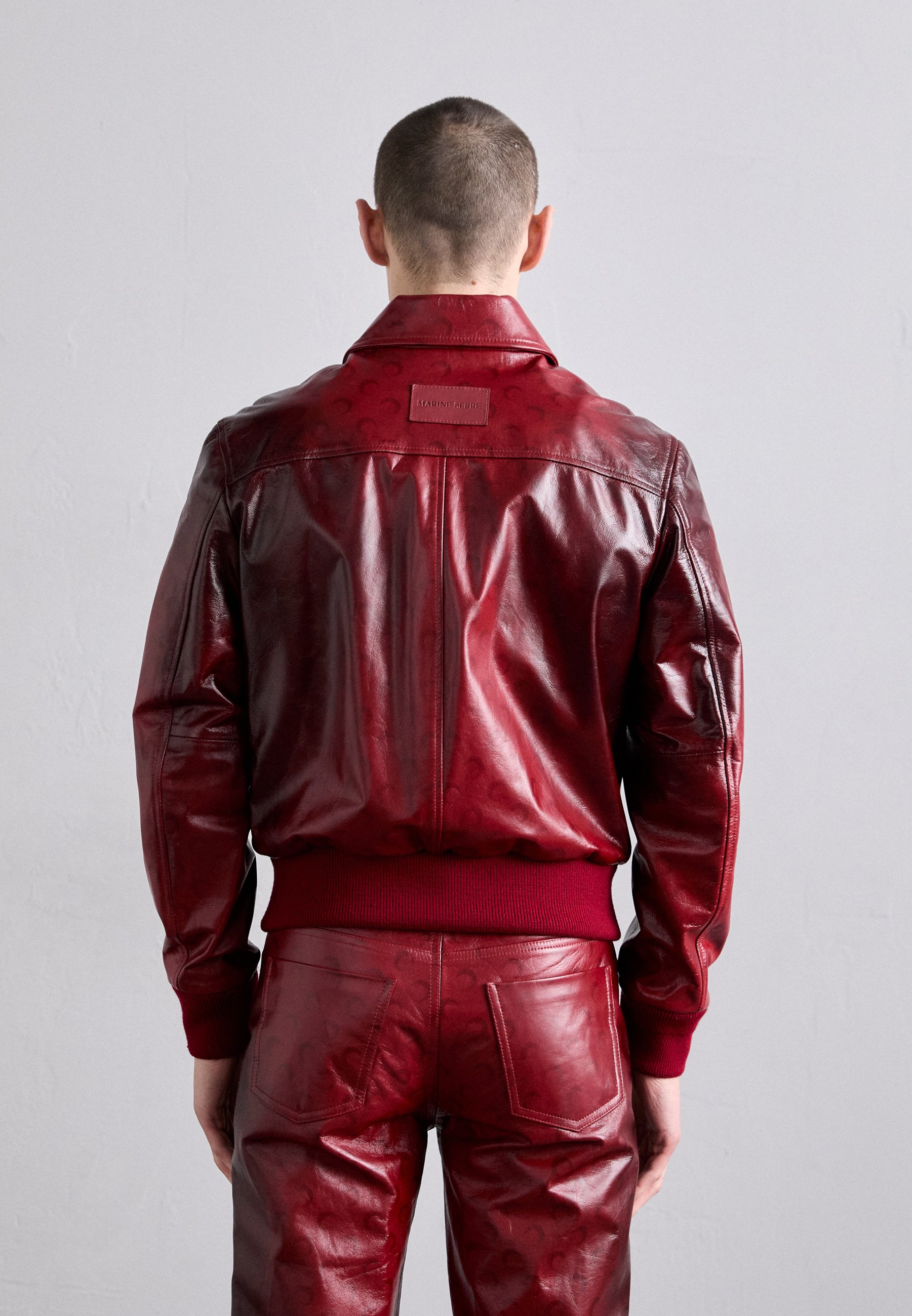 MARINE SERRE track jacket moiré pink 36 MARINE SERRE track jacket moiré pink 36 Boxy Moire track
