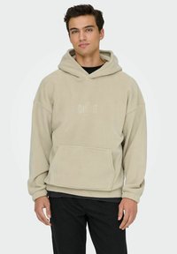 Only & Sons ONSLES CLASSIQUES HOODIE - Felpa in pile - silver lining