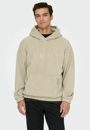ONSLES CLASSIQUES HOODIE - Fleecegenser - silver lining