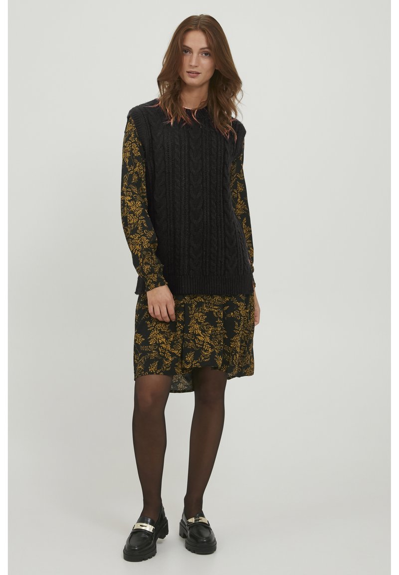 Damen Strickjacken | b.young BYOJENNA SLIPOVER Strickpullover black denim - IE05166 Damen Strickjacken | b.young BYOJENNA SLIPOVER Strickpullover black denim - IE05166