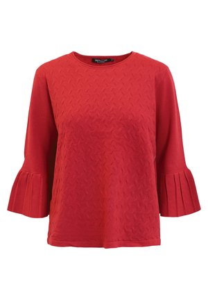 Långärmad tröja - salsa red