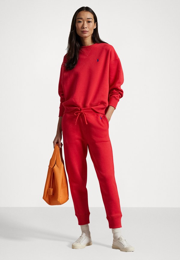 FLEECE CREWNECK PULLOVER - Sweatshirt - bright hibiscus4