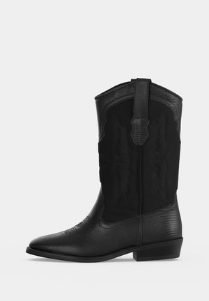 Zadig & Voltaire, TEX WESTERN WILD - Bottes de cowboy / motard - black