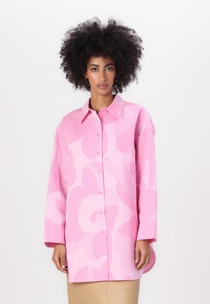 HEITTO UNIKKO - Blúzka so zapínaním na gombíky - light pink/pink