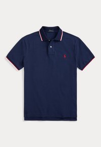 CUSTOM SLIM FIT MESH POLO SHIRT - Bluză polo - newport navy