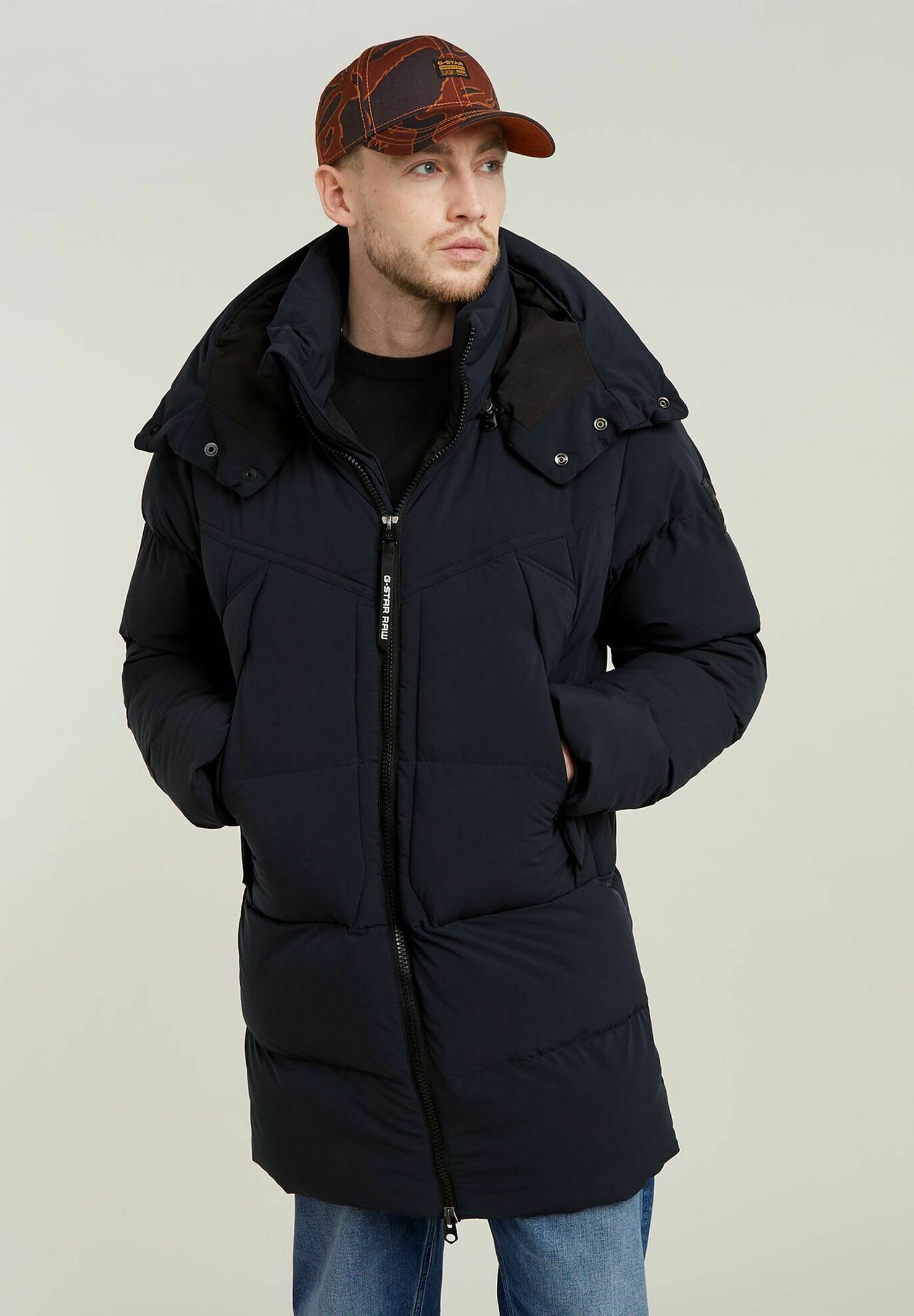 G-STAR WHISTLER HOODED Parka salute/dunkelblau