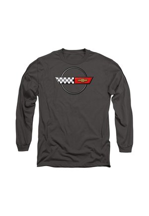 GM General Motors, CHEVROLET 4TH GEN VETTE LOGO - Long sleeved top - anthracite