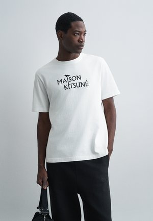 Maison Kitsuné PILLAR COMFORT TEE - T-shirts med print - white
