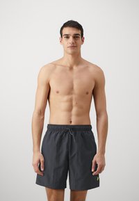 Lyle & Scott - PLAIN SWIM - Șorturi de baie - jet black Imagine miniatură 1