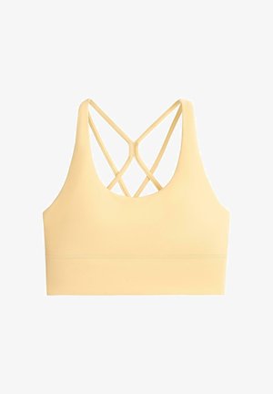 OYSHO, COMFORTLUX MEDIUM SUPPORT WITH CUPS - Sportmelltartó könnyű sportoláshoz - light yellow