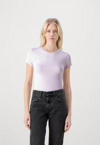 Gina Tricot SOFT TOUCH - Camiseta básica - pink lady