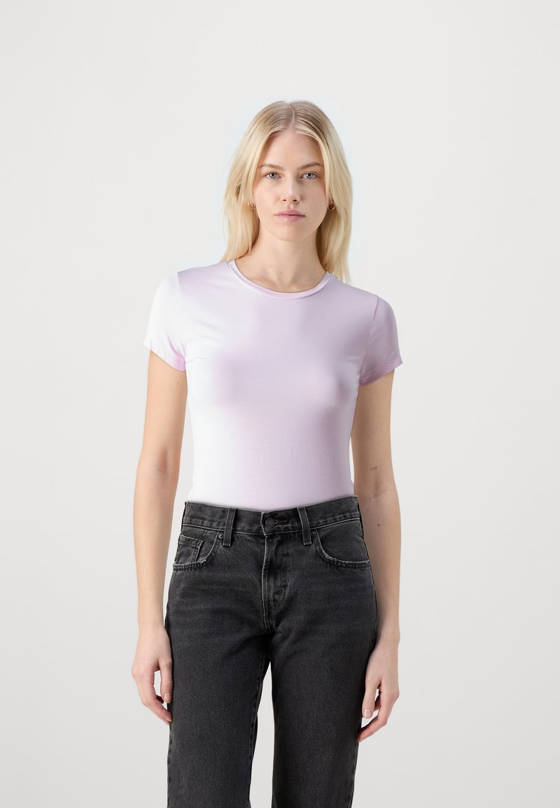 Gina Tricot SOFT TOUCH - Camiseta básica - pink lady