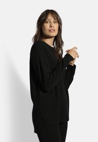 Just Cashmere CREWNECK  - Strickpullover - black