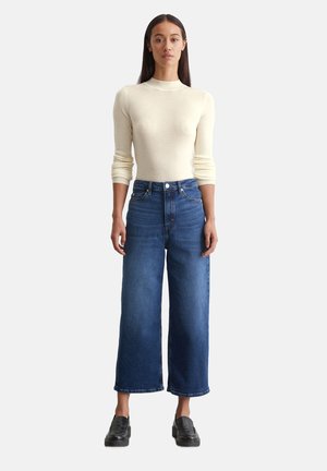 Marc O'Polo Flared Jeans - authentic dark sea blue wash