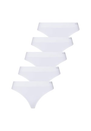 5PACK - Thong - weiß