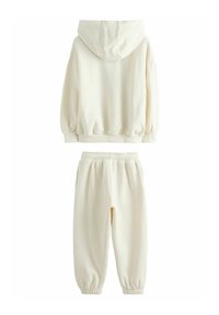 Next JOGGERS SET  - Verryttelypuku - ecru graffiti