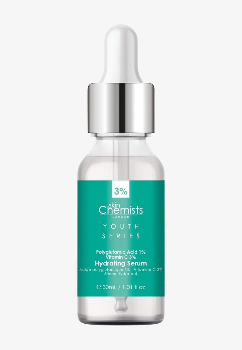 Skin Chemists - HYDRATING SERUM - POLYGLUTAMIC ACID 1%, VITAMIN C 3% - Siero - transparent, Ingrandire