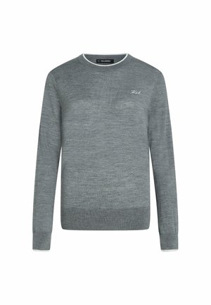 KARL LAGERFELD, Pullover - mid grey melange