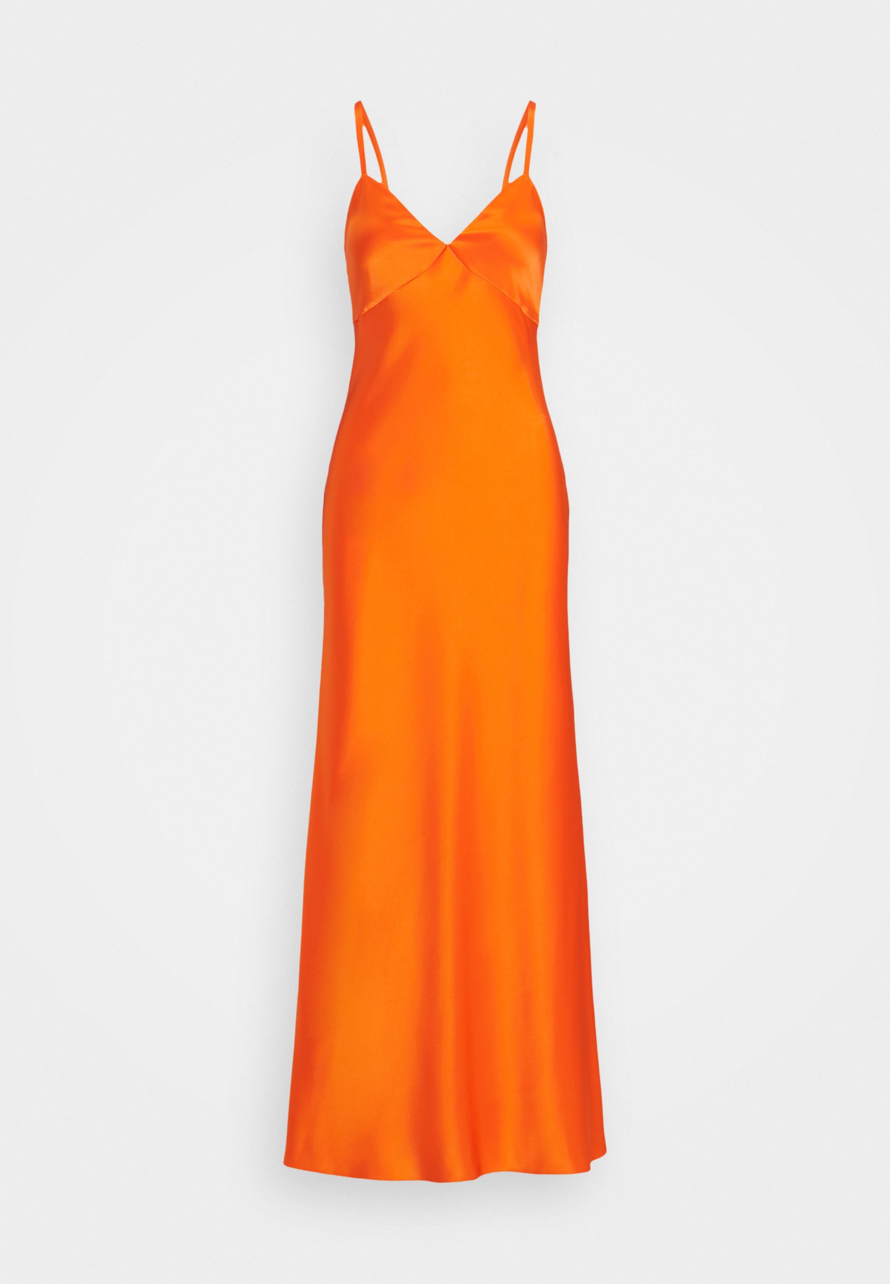 Polo Ralph Lauren SLEEVELESS DRESS - Robe de soire - bright signal orange/ orange - ZALANDO.FR