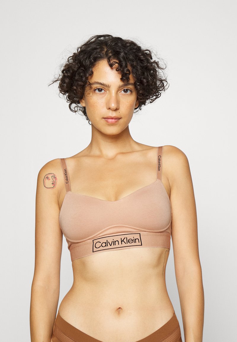 Calvin Klein Underwear LINED BRALETTE TShirt BH clay/grün Zalando.de