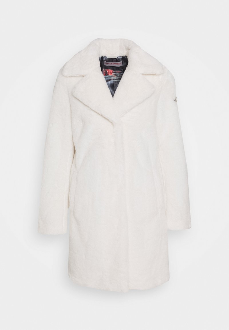 Frieda Freddies Fake Fur Mantel Moon River Mit Kuscheligem Kragen Winter Coat Off White Off White Zalando Ie