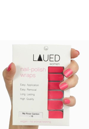 VARGU LAUED NAGELFOLIEN SOLID PINK - Nail stickers - my rosegarden