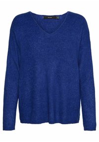 Vero Moda - VMCREWLEFILE V-NECK - Trui - surf the web Miniatuurafbeelding 1