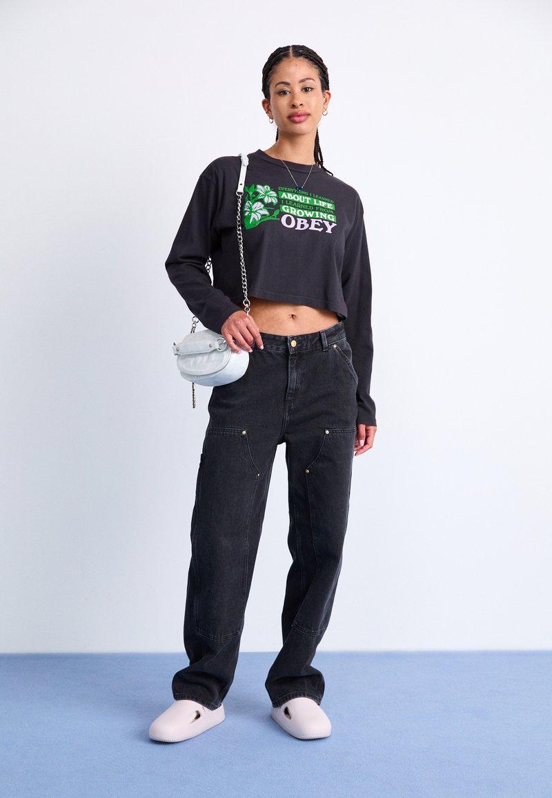 Carhartt WIP NASHUA DOUBLE KNEE PANT - Relaxed fit jeans - black 
