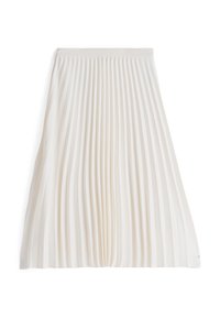 FLUID PLEATED PULL ON MIDI SKIRT - Gonna a pieghe - ivory petal