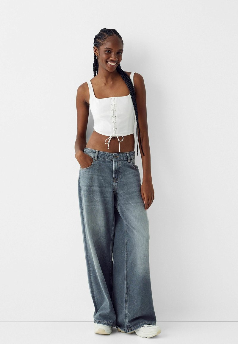 Bershka Top wit Bershka Top wit