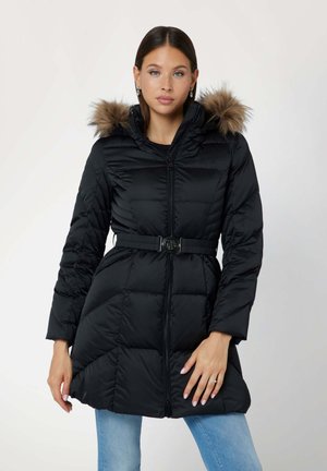 Guess NEW OLGA MEDIUM REAL - Winter coat - jet black