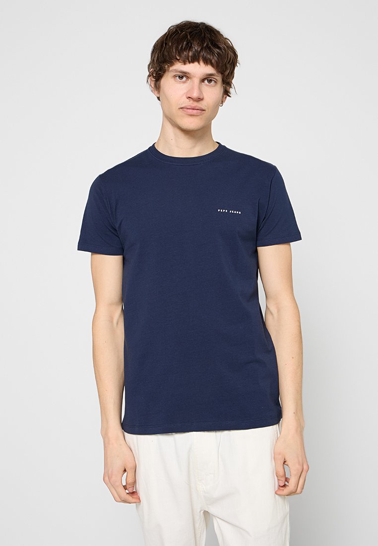 Pepe Jeans T-shirt basic blauw