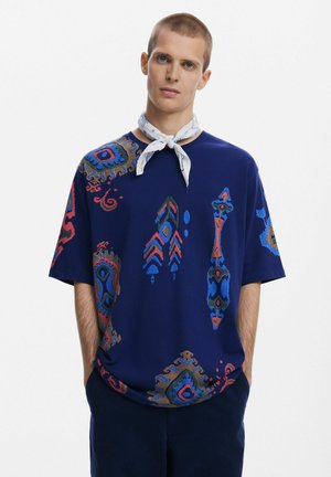 Desigual T-shirt con stampa - blue
