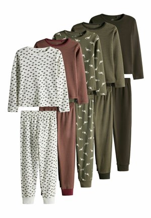 THE SET, 5 PACK DINO SNUGGLE FIT PYJAMAS - Pyjama set - green ecru