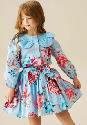 Angel & Rocket, REGULAR FIT - DARCY PRINT BOW WAIST SKIRT - A-snit nederdel - blue