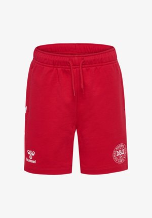 Hummel, HUMMEL HMLJR REG DBU SHORTS UNISEX - Kurze Sporthose - tango red