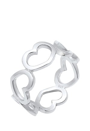HEART CHAIN - Ringe - silberfarben