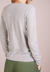 pure cashmere Strickpullover - light grey