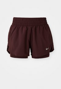 Pantaloni scurți 2 în 1 - burgundy crush/reflective silv