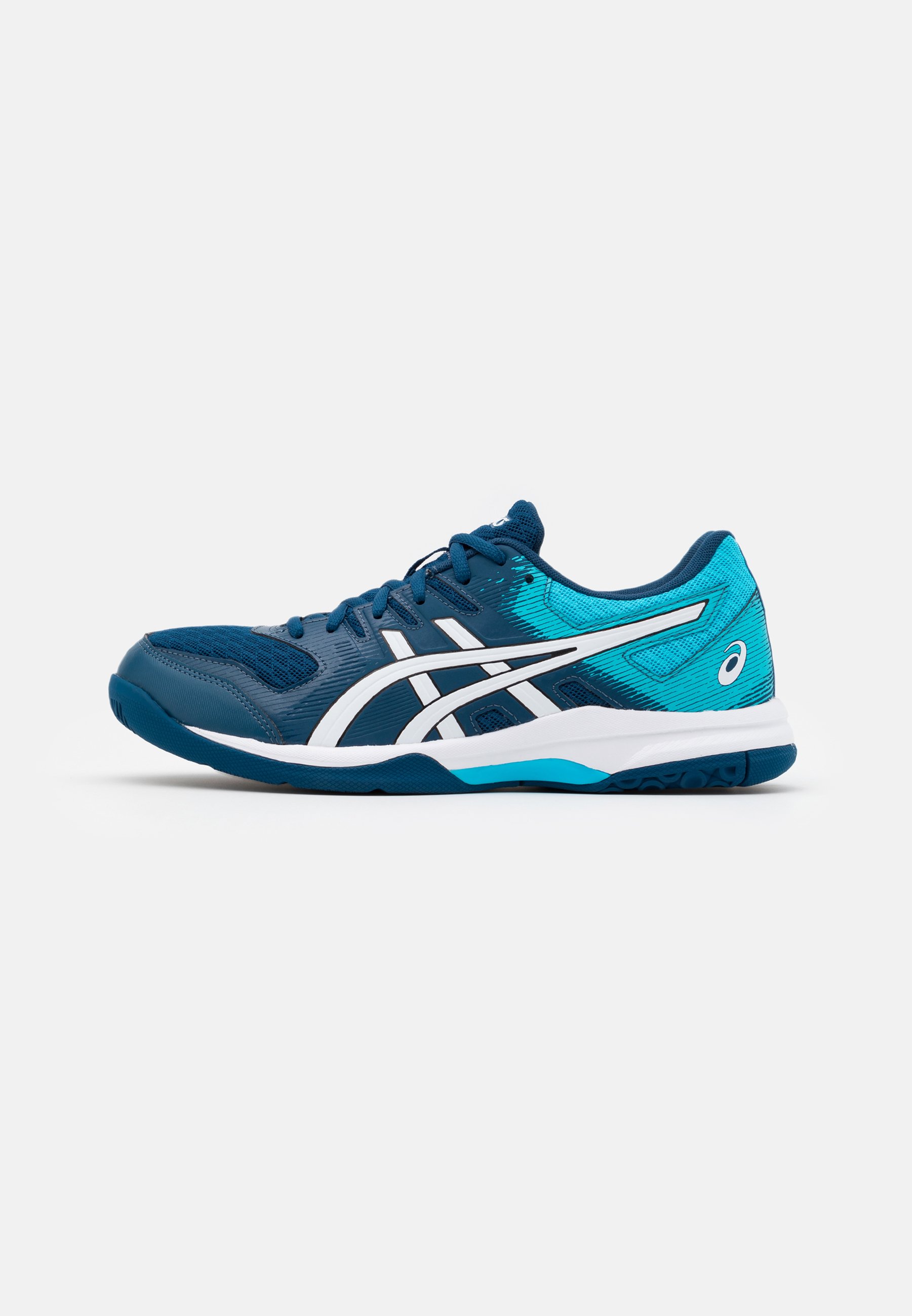 Asics Gel Rocket 9 Volleyball Shoes Electric Blue Sour Yuzu Zalando Co Uk
