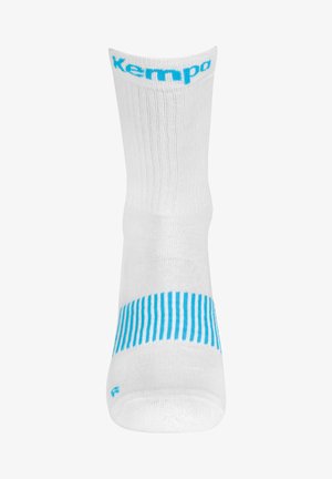 Kempa LOGO CLASSIC  - Sportsokken - weiß aqua