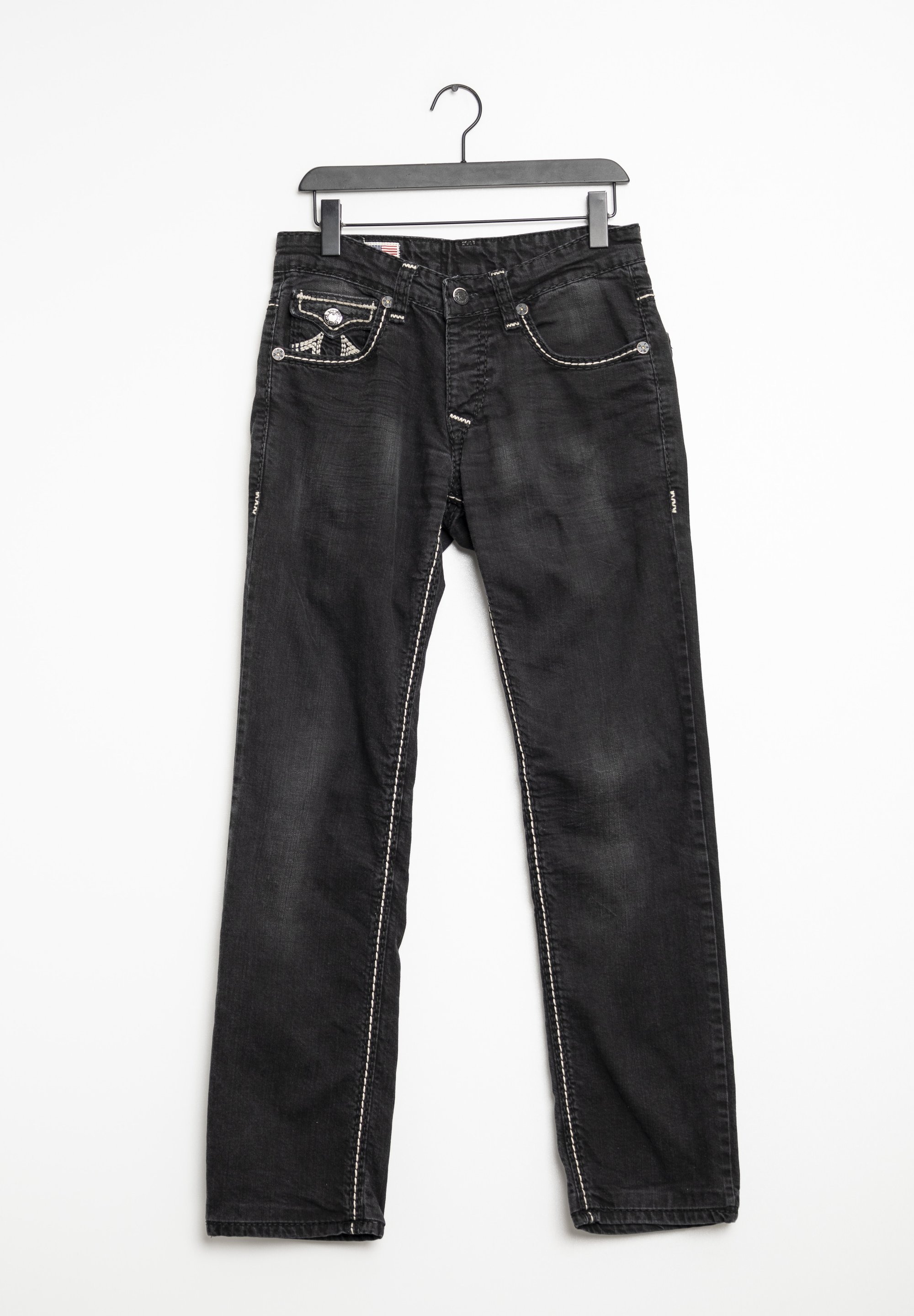 True Religion Jeans Slim Fit black/schwarz (Pre-owned) Zalando