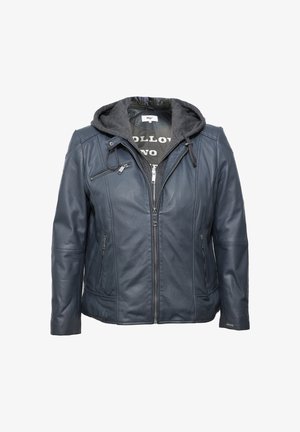 Maze Veste en cuir - navy