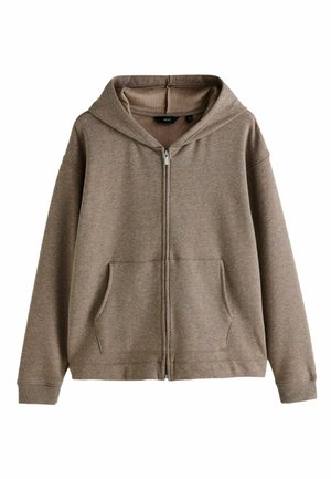 LINED THROUGH - Sweatjacke - stone neutral